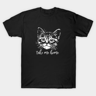 Home and sad cat T-Shirt